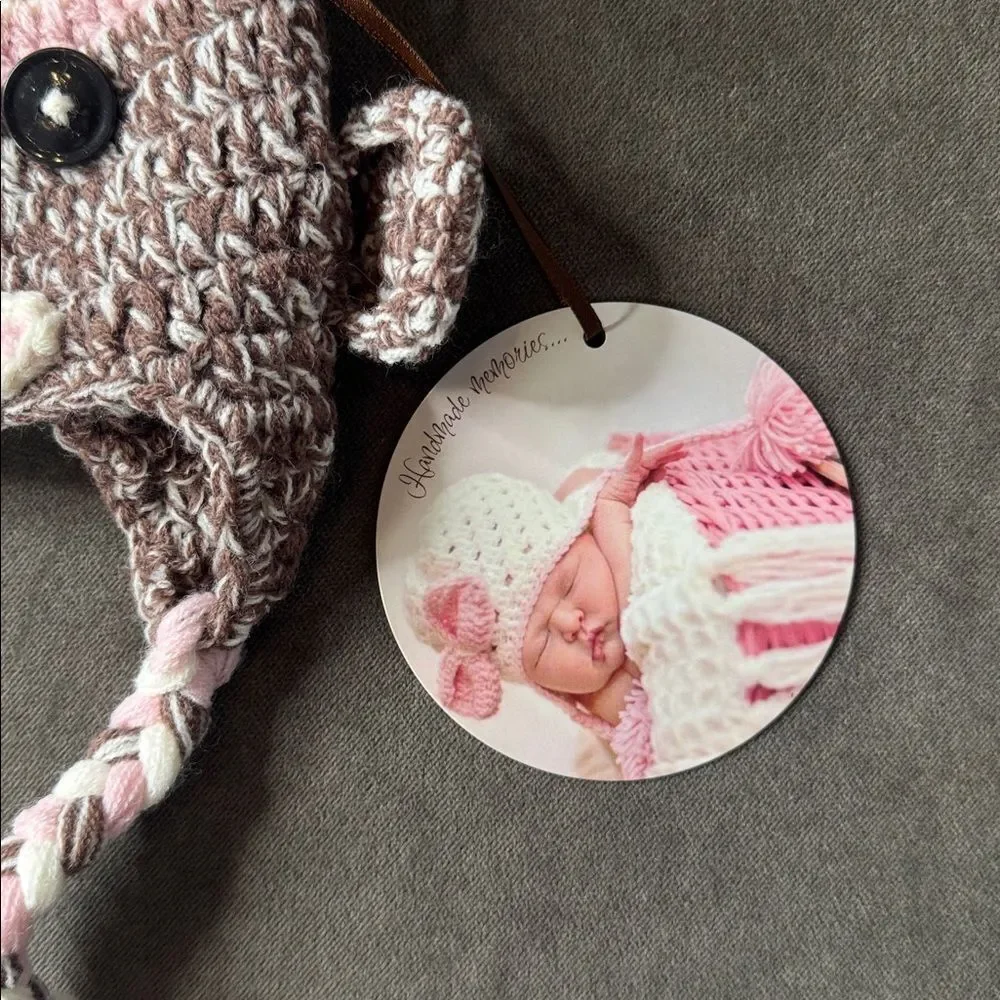 Daisy Baby Unisex Beanie Hat Lulu Sock Monkey 0-6 months NWT